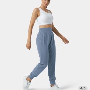 High Waisted Elastic Band Casual Joggers